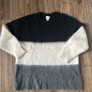 H&M Women's Colorblock Mohair Sweater
